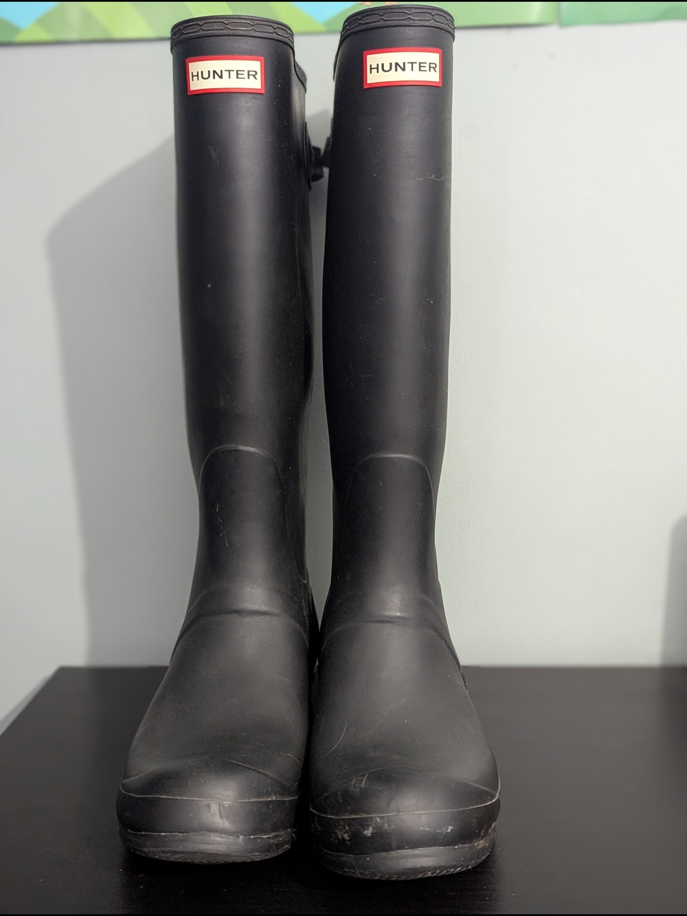 Hunter Women's Original Tall Rain Boots Matte Black